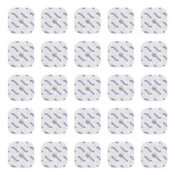 Elektroden 5x5cm - 20 Stück - Passend Zu Beurer, Sanitas - 3,5mm Druckknopf