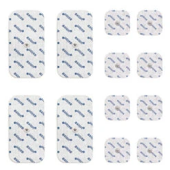 Elektroden-Set - 12 Stück - Passend Zu Beurer, Sanitas - 3,5mm Druckknopf