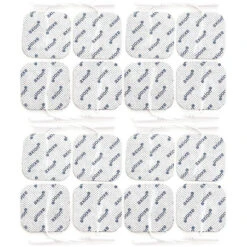 Elektroden, 5x5 Cm - 16 Stück - Passend Zu Axion, Prorelax, Promed, Auvon - 2mm Steckanschluss