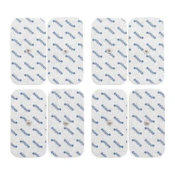 Elektroden 10x5cm - 8 Stück - Passend Zu Beurer, Sanitas - 3,5mm Druckknopf