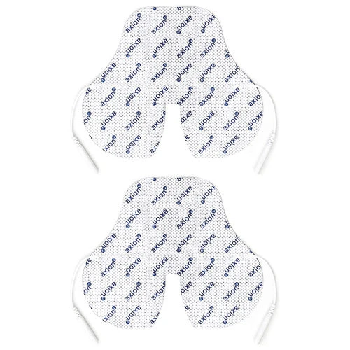 Nacken-Elektroden 11x13 Cm - 2 Stück - Passend Zu Axion, Prorelax, Promed, Auvon - 2mm Steckanschluss