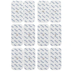 Elektroden-Set 10x5cm - 12 Stück - Passend Zu Beurer, Sanitas - 3,5mm Druckknopf