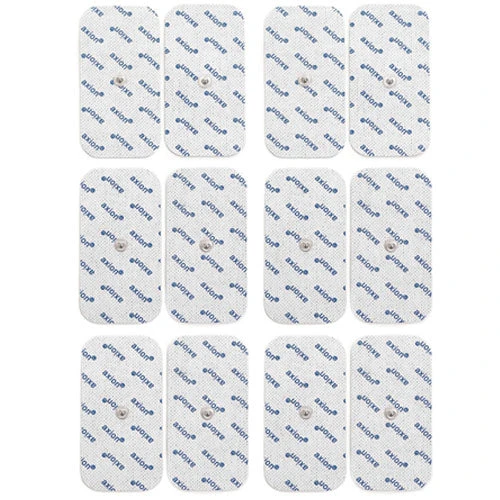 Elektroden-Set 10x5cm - 12 Stück - Passend Zu Beurer, Sanitas - 3,5mm Druckknopf