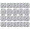 Elektroden 5x5 Cm - 20 Stück - Passend Zu Compex - 3,75mm Druckknopf