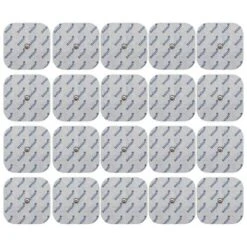 Elektroden 5x5 Cm - 20 Stück - Passend Zu Compex - 3,75mm Druckknopf