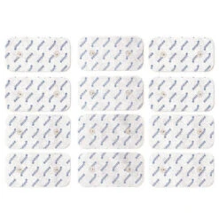 Elektroden 10x5cm - 12 Stück - Passend Zu Compex - 3,75mm Druckknopf
