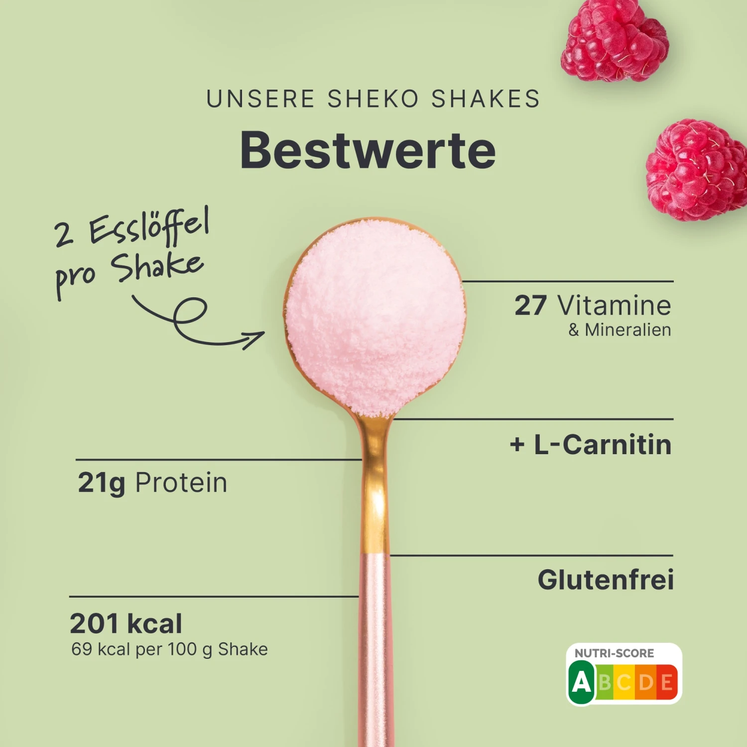 Shakemahlzeit Himbeere (360g) - Image 6